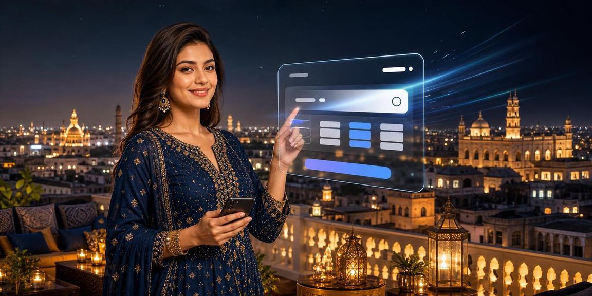 Indian player making payment through mobile at Lucknow city
